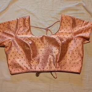 Satin Bubblegum Pink Lehenga Size 40/42 L/XL Like New